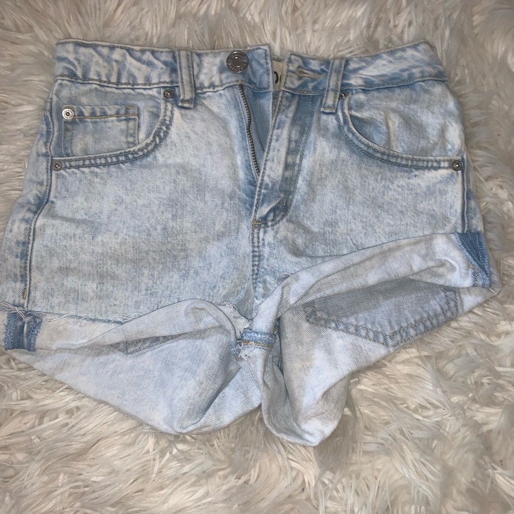 jean shorts acid washed from garage